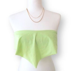 Gianni Bini || Lime Green Bikini Top || Medium